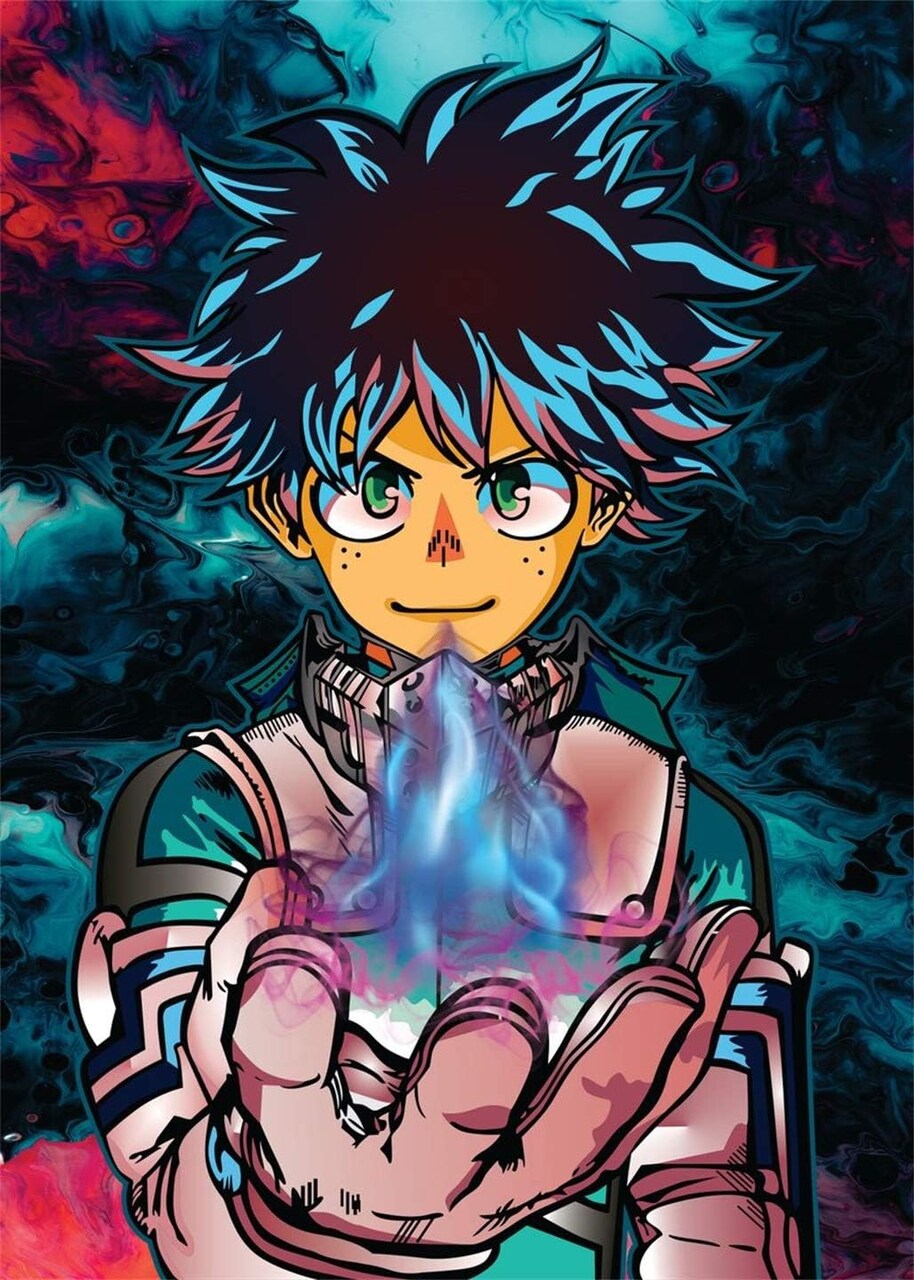 DIY 5D Anime Diamond Painting Kits for Adults (Round drill) 15.7 x 11.8 x 0.1 inches